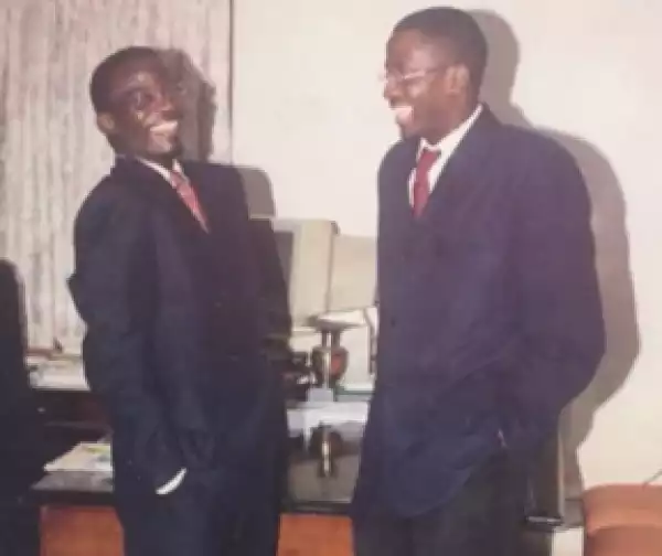 Throwback Photo Of Desmond Elliot And John Njamah